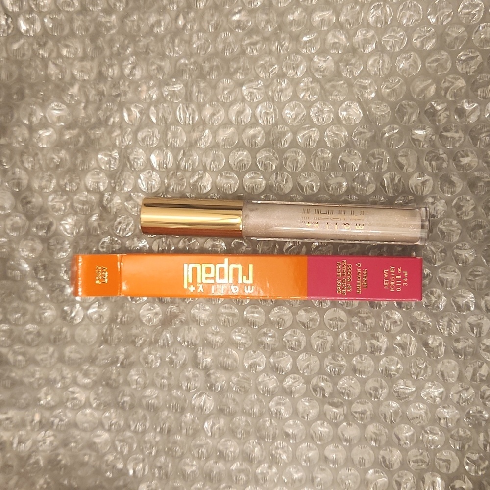 Mally + Rupaul Spot Light Disco Shine Lip Gloss, Foxy Lady, 0.11 fl oz- NEW